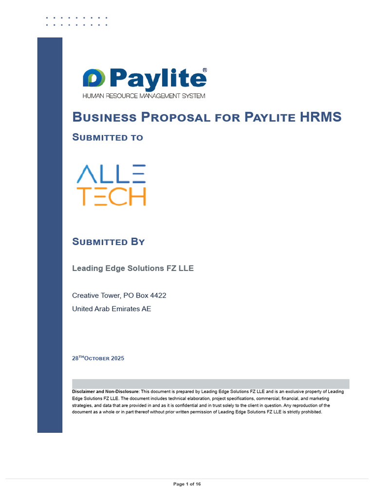 Paylite Quotation Preview | PDF | Payroll | Computing