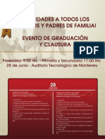 Invitación Graduación NWL 2011 - 2012