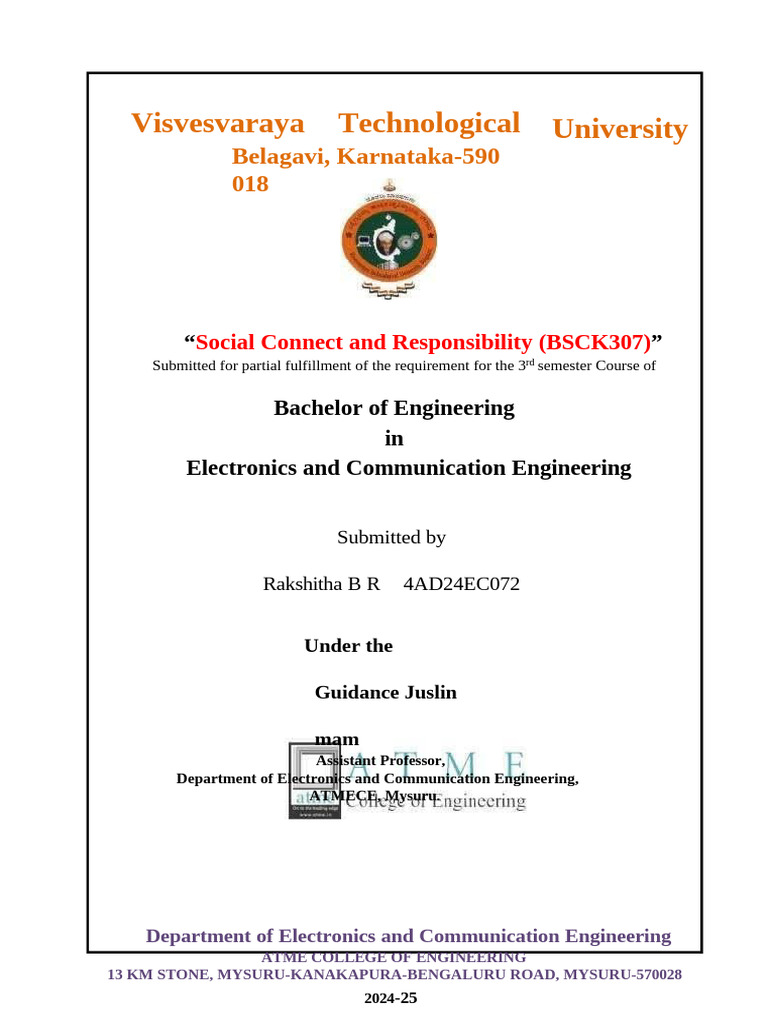 SCR Presentation of Rakshitha. | PDF | Agriculture | Waste