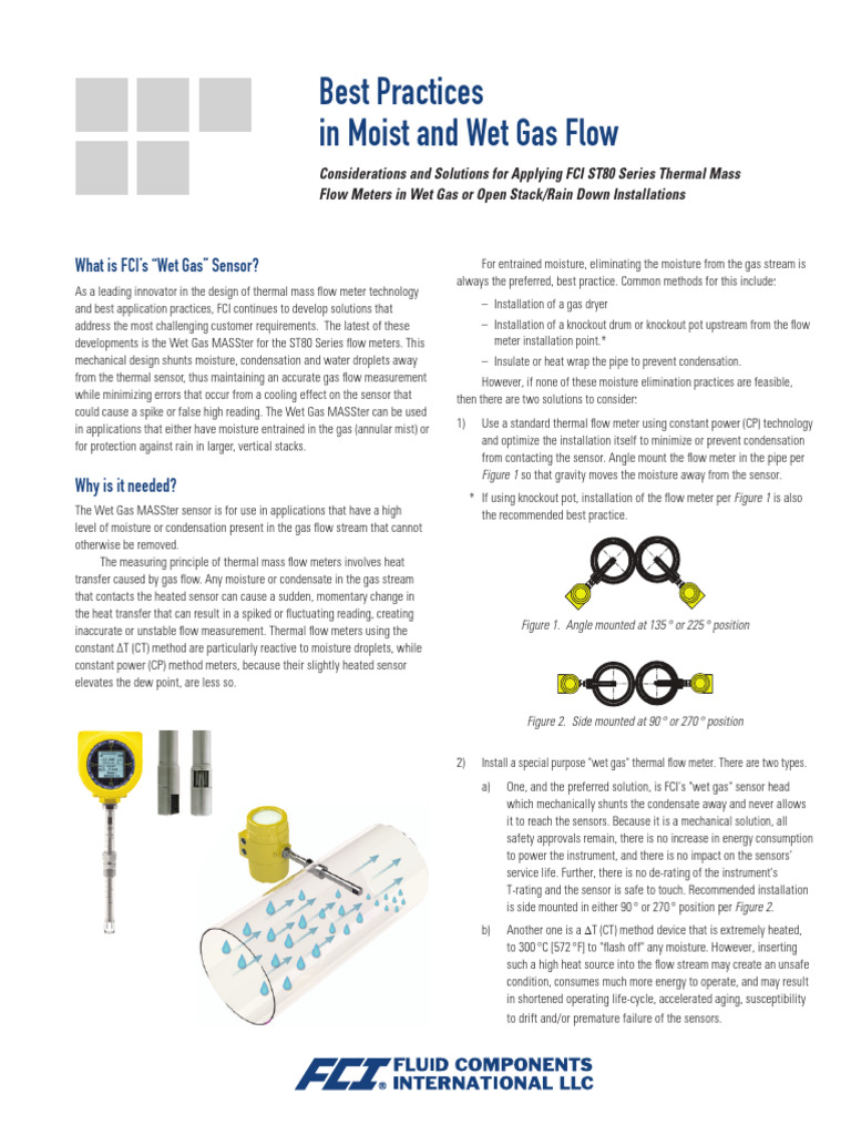 Wet Gas Flow Meter Best Practices | PDF | Flow Measurement | Gases