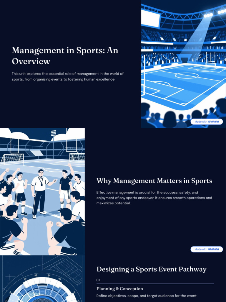 Management in Sports An Overview | PDF | Business