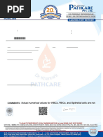 Urinalysis Laboratory Report Form | PDF
