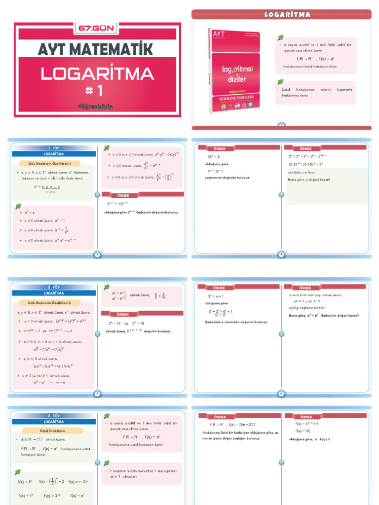 Tek Vi̇deo Tek PDF - Logari̇tma | PDF