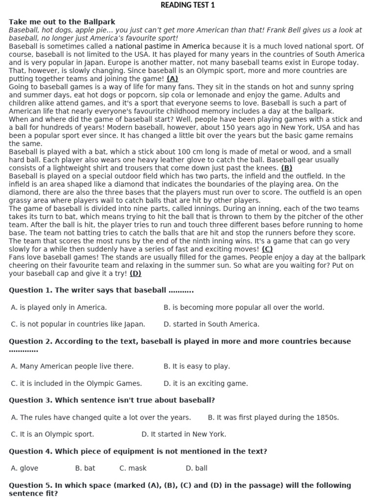 Overview of Baseball as America's Pastime | PDF | Baseball Field ...