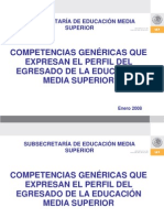 6 Competencias Genericas Que Expresan Perfil Del Egresado