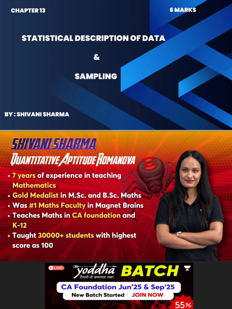 Statistical Data Analysis and Sampling | PDF | Histogram | Statistics