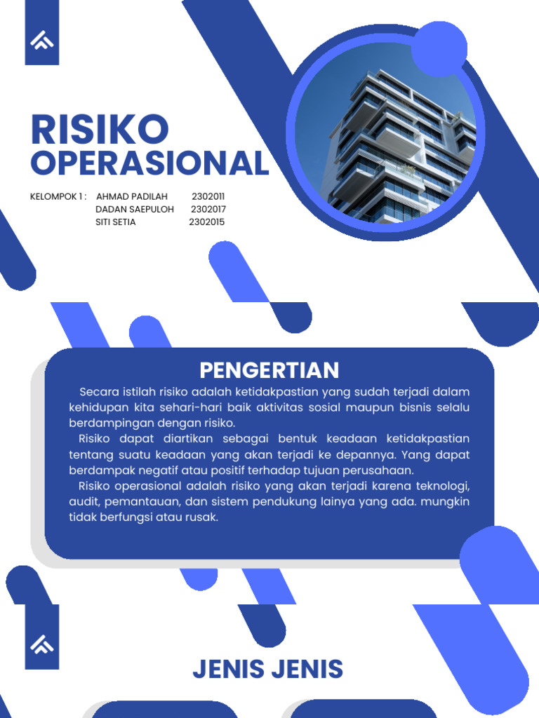 Mitigasi Risiko Operasional Stik Tahu Aman | PDF