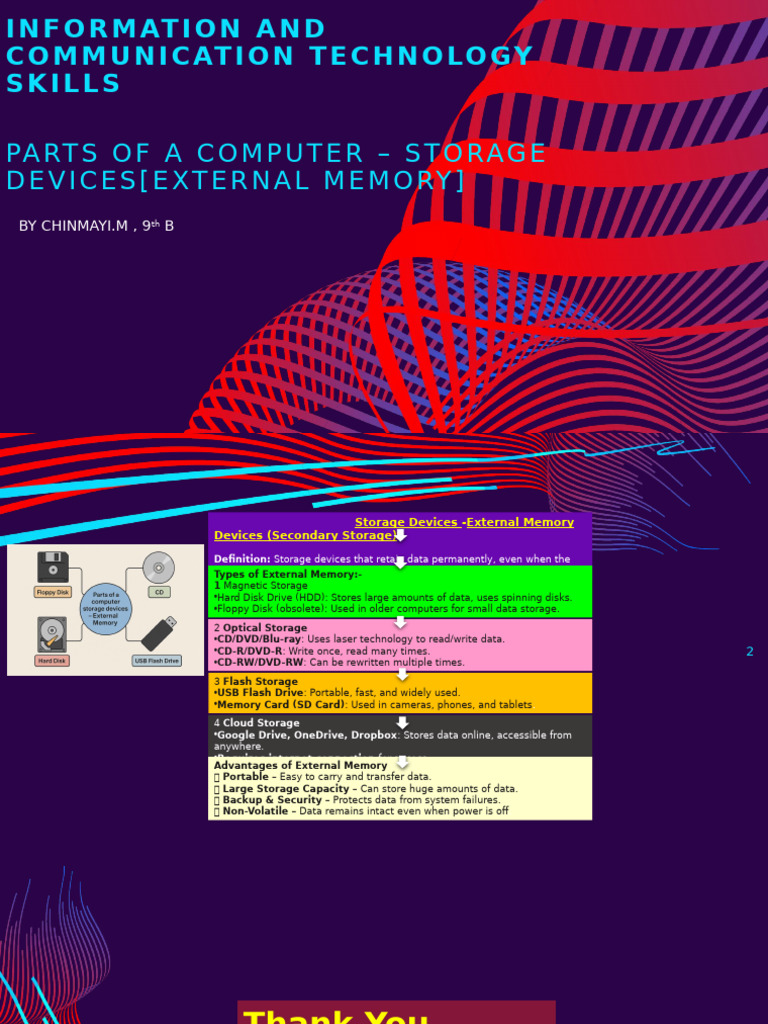 External Memory Storage Devices Guide | PDF