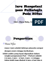 Cara Mengatasi Gangguan Psikologis Pada Nifas