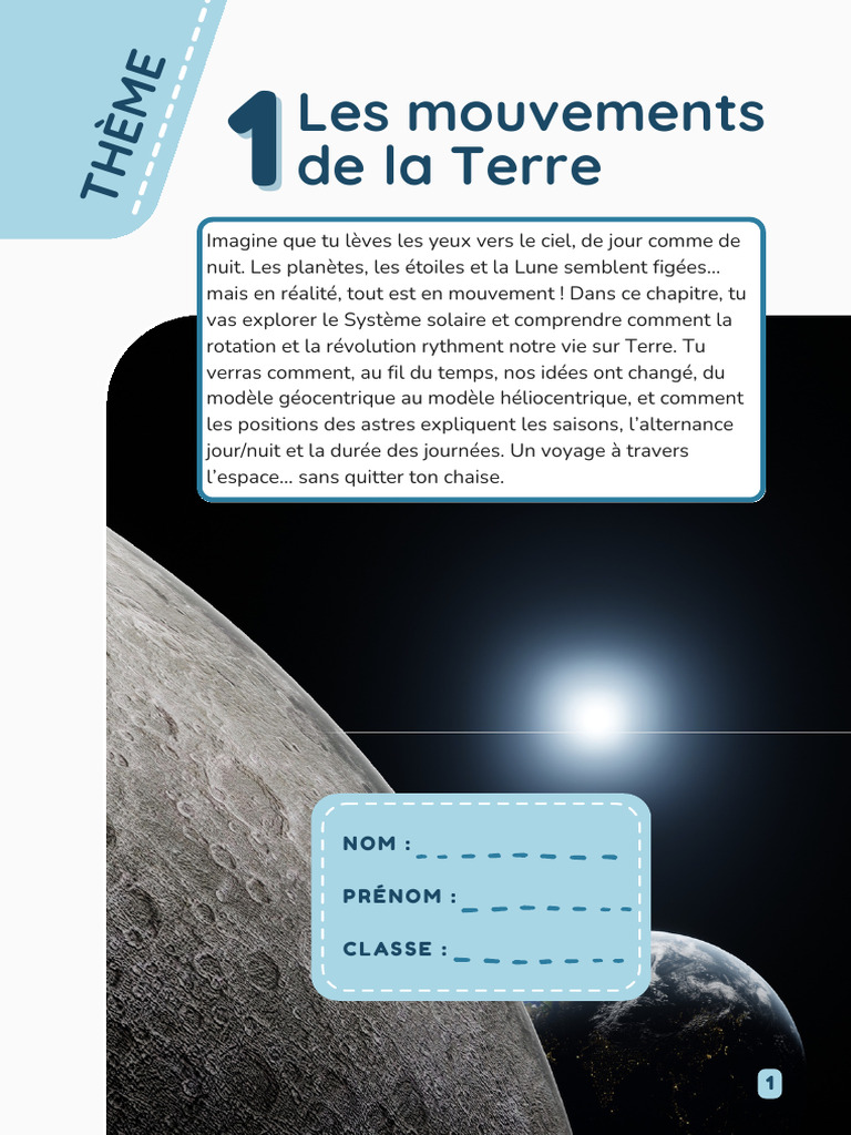 Mouvements de la Terre et Système Solaire | PDF | Planètes | Pluton