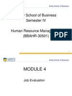 Dc1beModule 4 Job Evaluation