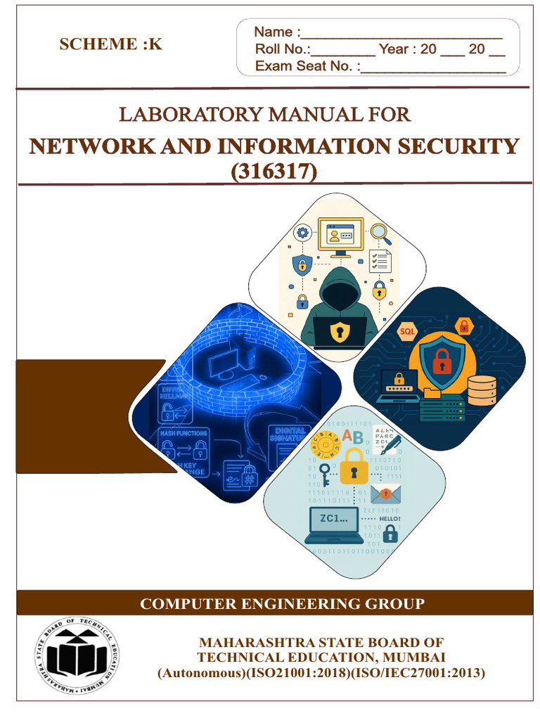 Network and Information Security Manual | PDF | Encryption | Malware