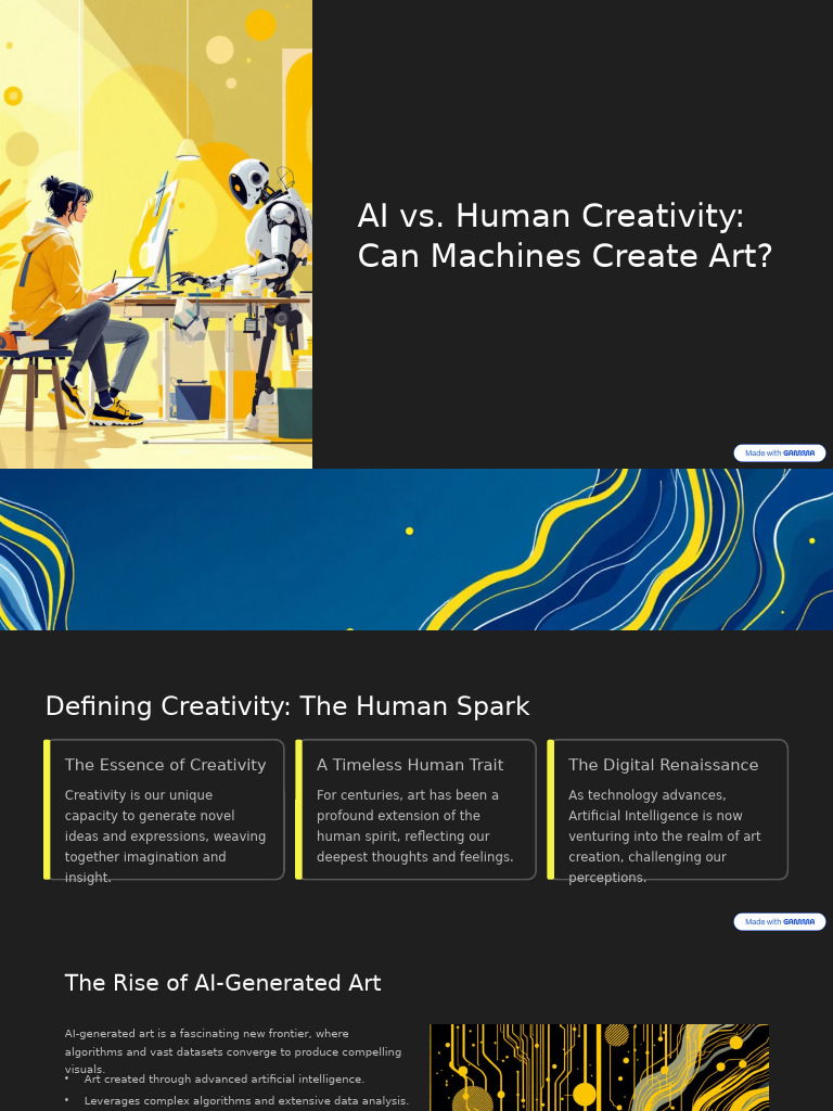 AI vs Human Creativity in Art | PDF | Creativity | Intelligence (AI ...