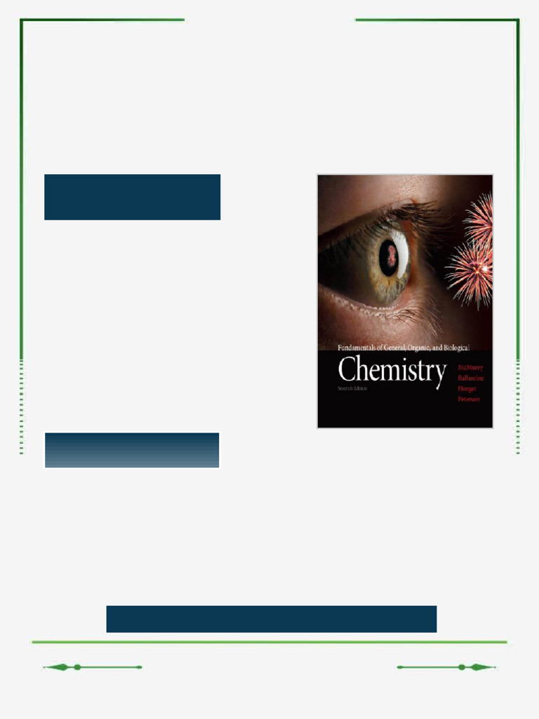 Fundamentals of General Organic and Biological Chemistry 7th Edition
