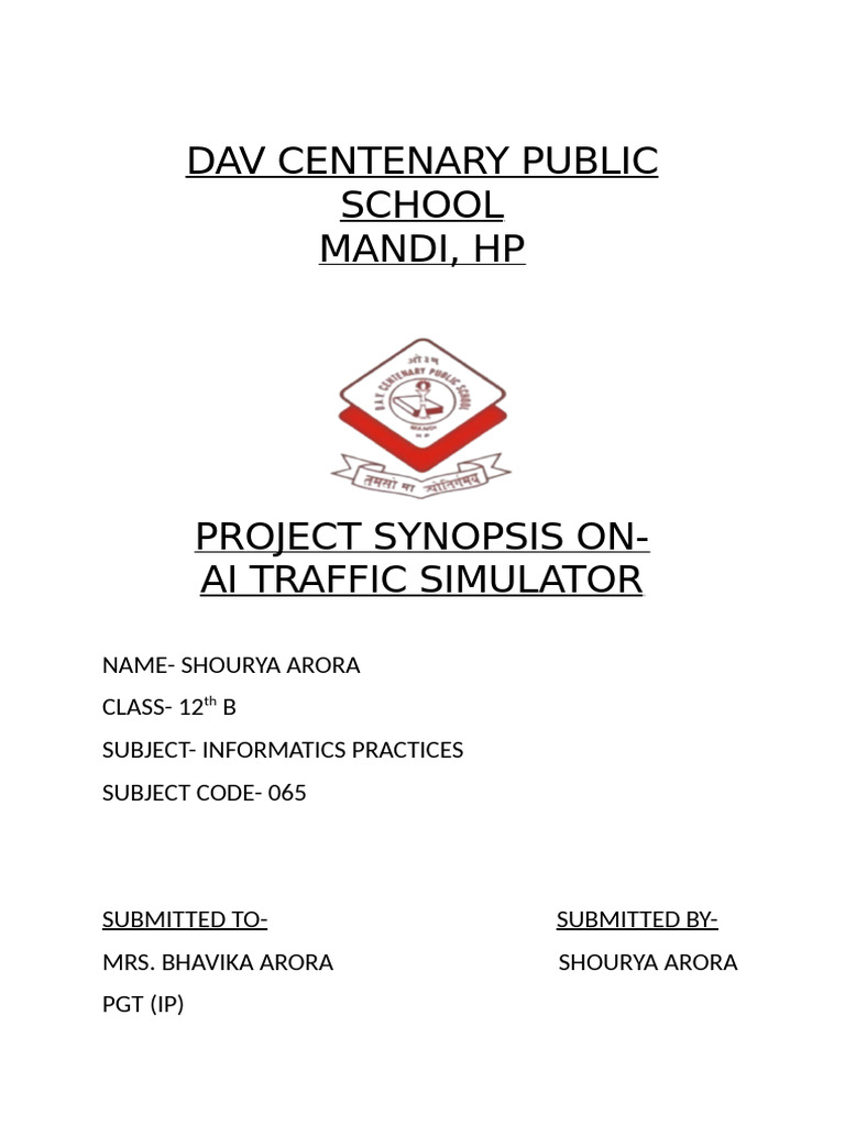 Synopsis IP Project | PDF | Artificial Intelligence | Intelligence (AI ...