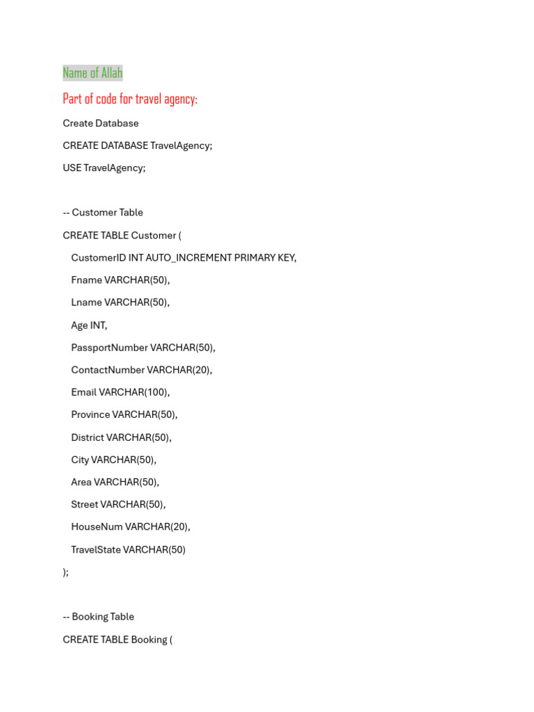 Code for Travel Agency | PDF | Afghanistan | Kabul