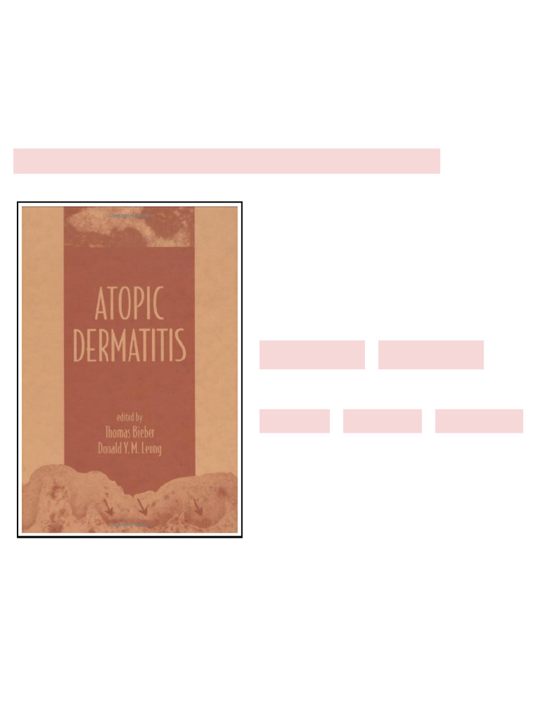 Atopic Dermatitis 1st Edition Thomas Bieber - ebook and textbook ...