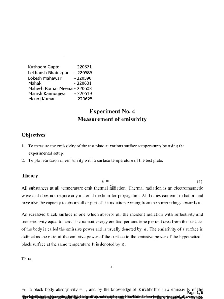 Heat Transfer Lab Results and Analysis | PDF | Physical Phenomena ...
