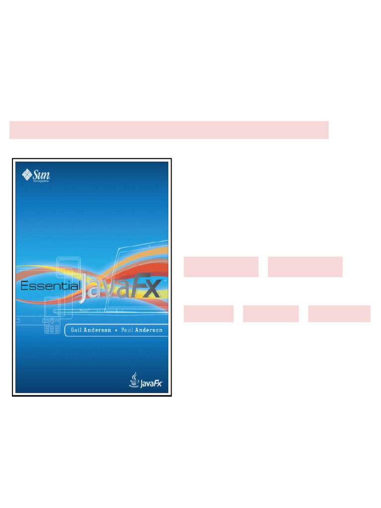 (Ebook) Essential JavaFX by Gail Anderson, Paul Anderson ISBN ...