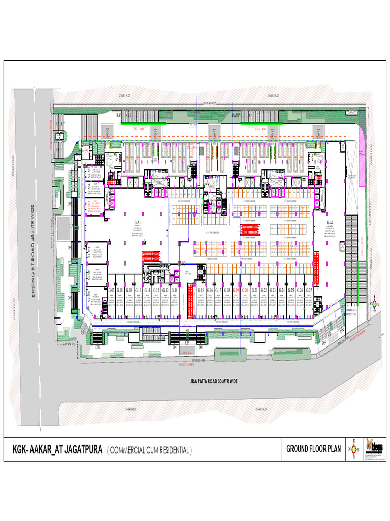Commercial Ground Floor Plan Layout | PDF | Room