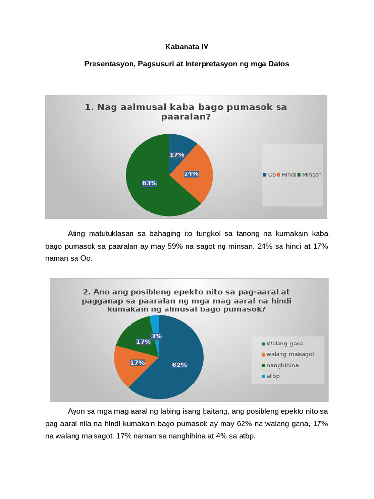 Pie Graph Pan | PDF
