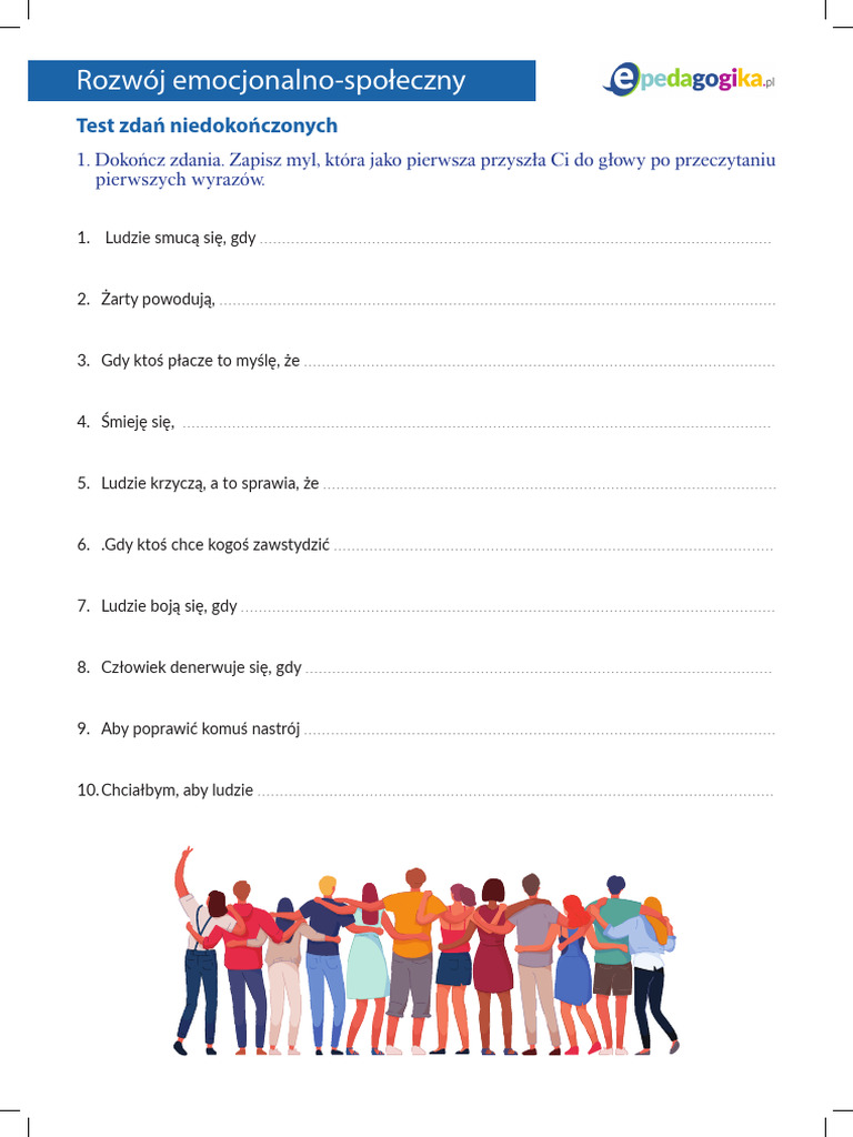 Test Zdan Niedokonczonych | PDF