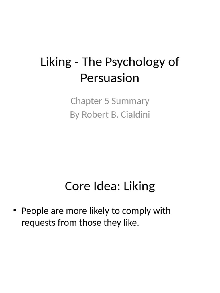 Liking Chapter5 Presentation | PDF