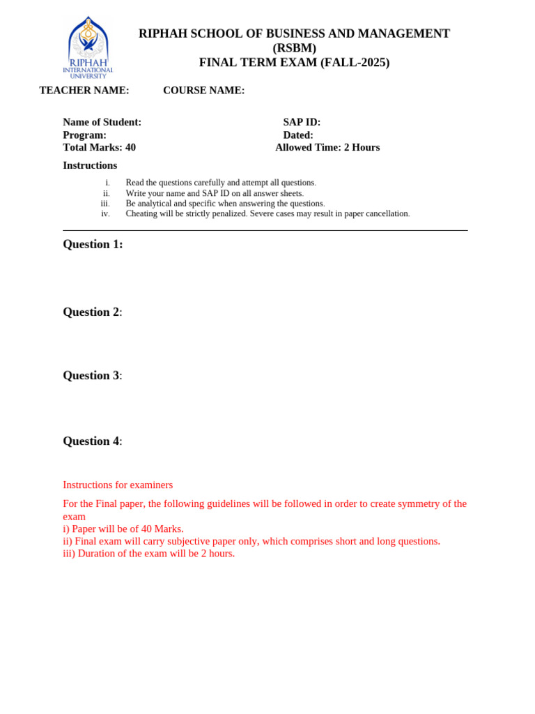 Final Paper Format Spring2025 | PDF
