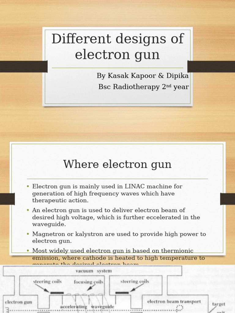 Electron Gun Designs and Components | PDF