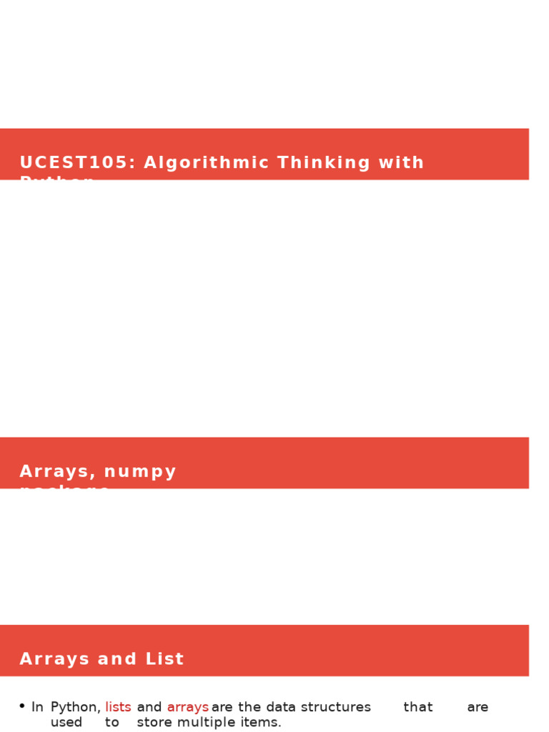 Lect_7 | PDF | Matrix (Mathematics) | Computer Programming