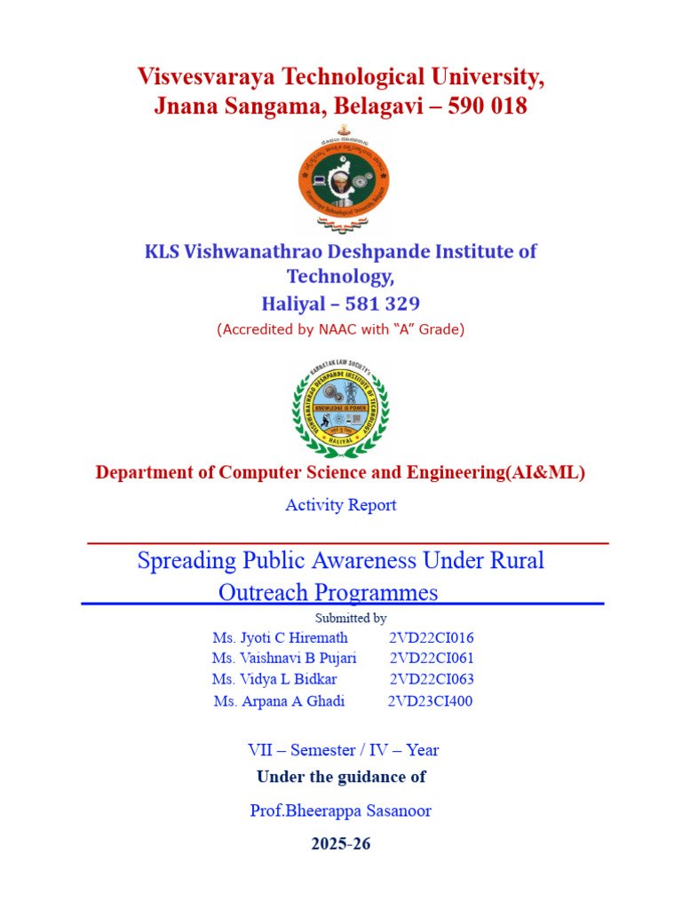 Rural Outreach Awareness Program Report | PDF | Preventive Healthcare ...