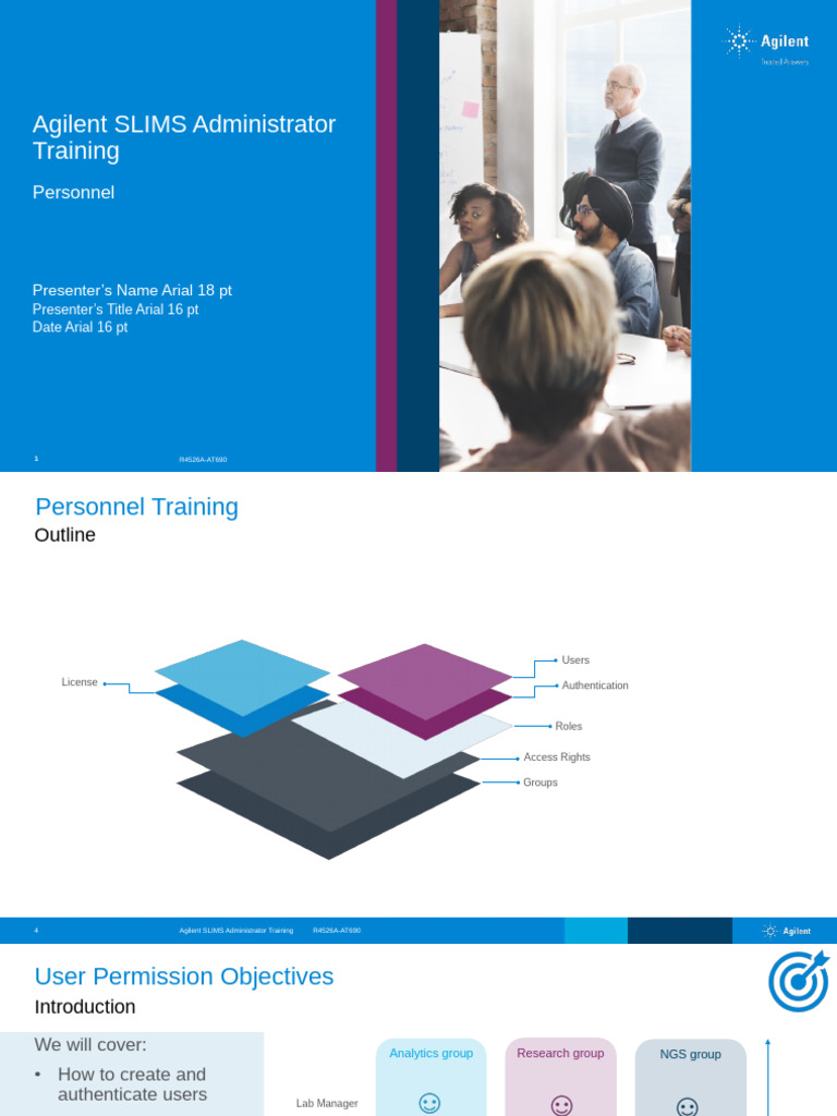 Slims - v690 Admin - Training Personnel en | PDF | Password | Software