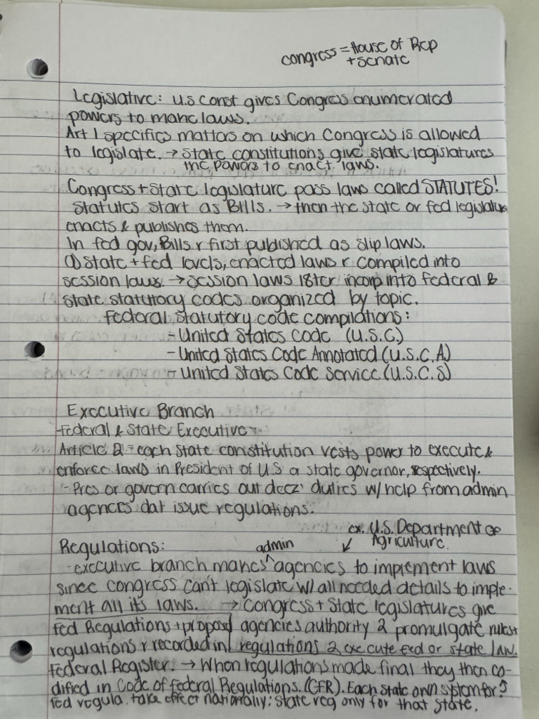 LAWR 1 Notes PG 8 | PDF
