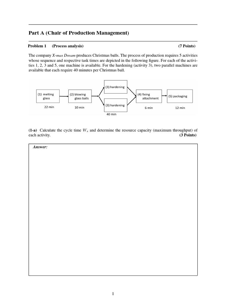 Production Management Process Analysis | PDF | Coefficient Of Variation ...