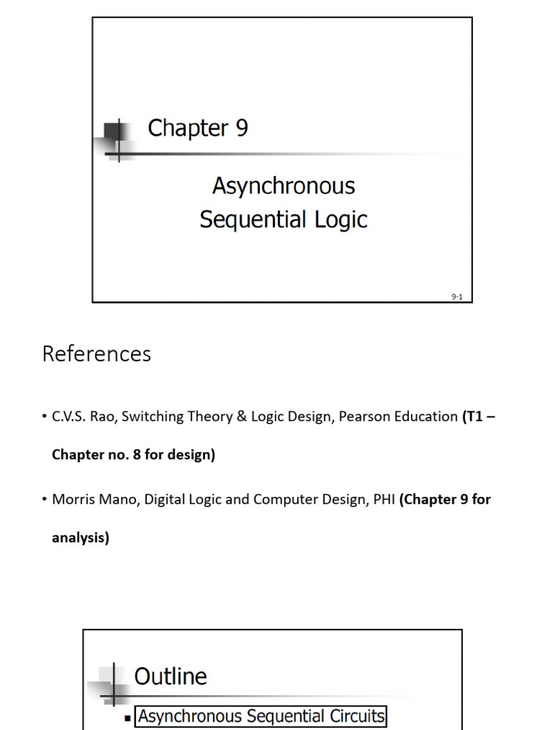 Asynchronous Circuit Design Steps | PDF | Applied Mathematics ...