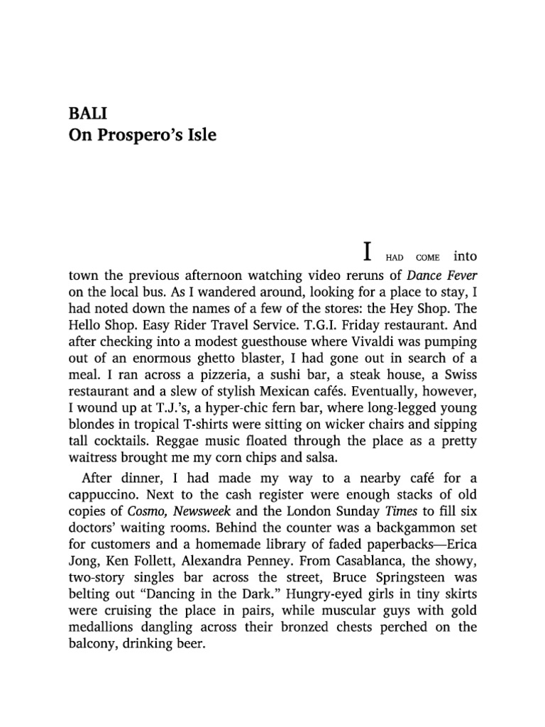 Bali | PDF
