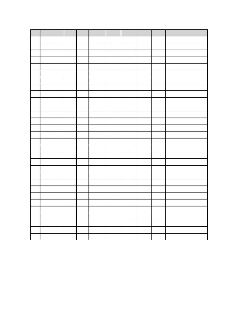 Updated Tracking Sheet REV3-1 | PDF