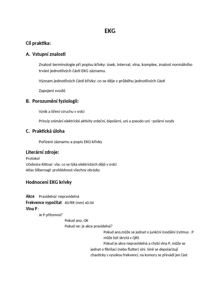 EKG Student | PDF