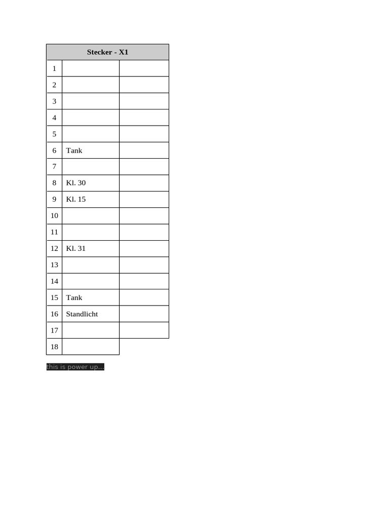 MB Atego Pinout | PDF