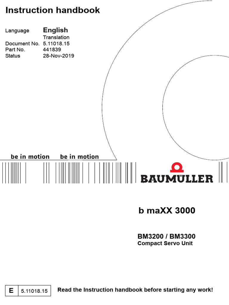 English: Language Translation Document No. 5.11018.15 Part No. 441839 ...