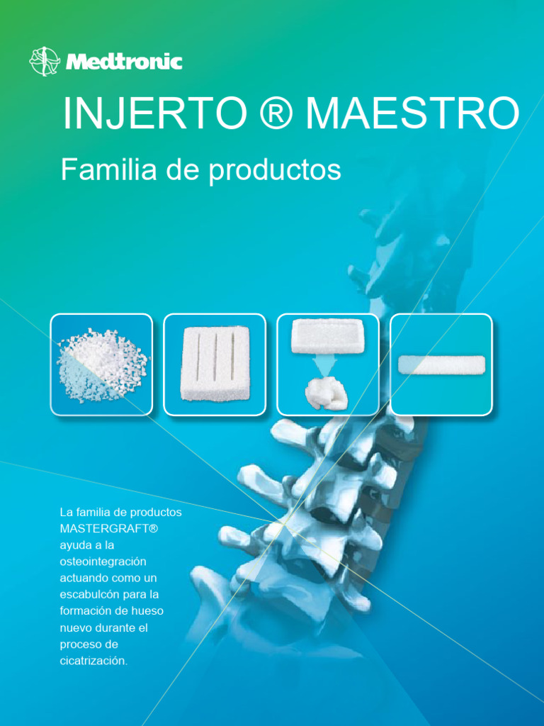 MASTERGRAFT Family Products Es | PDF | Hueso | La matriz extracelular
