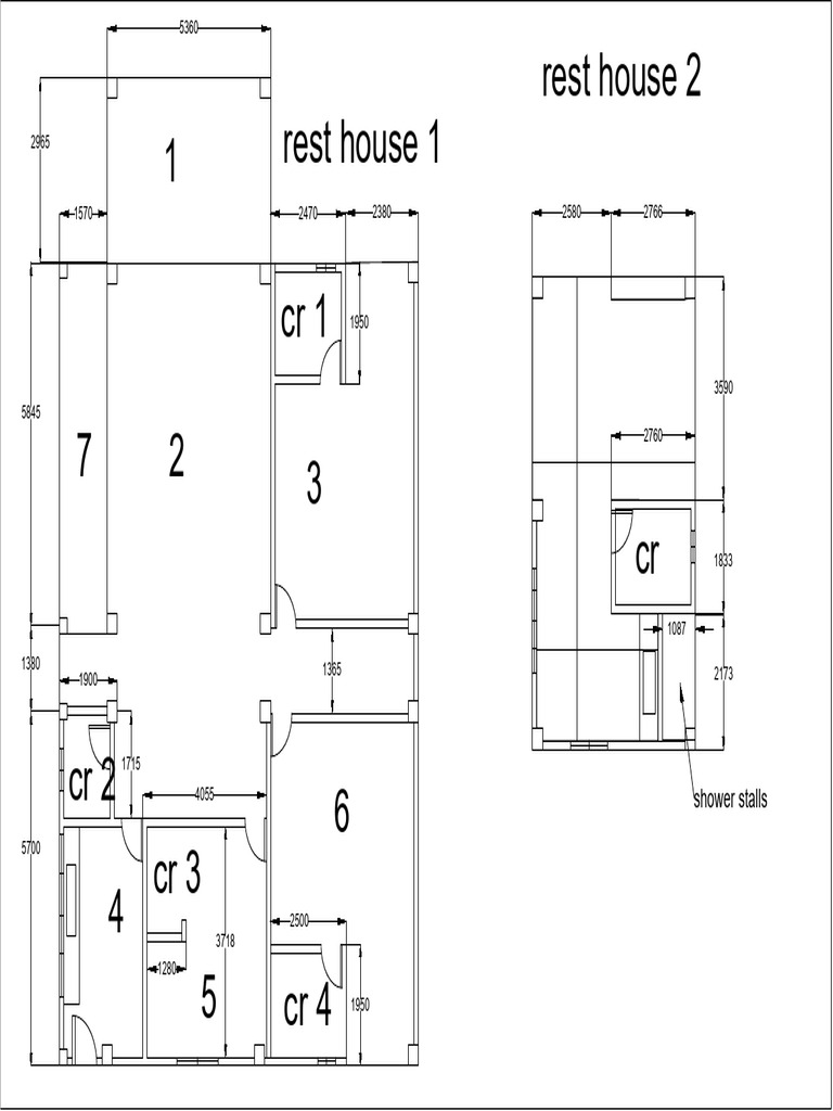 Resthouse 1 Model | PDF