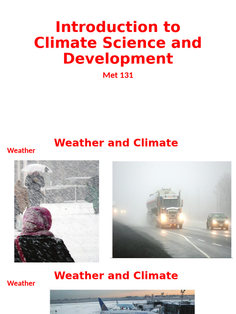 Overview of Weather and Climate Basics | PDF | Atmosphere Of Earth ...