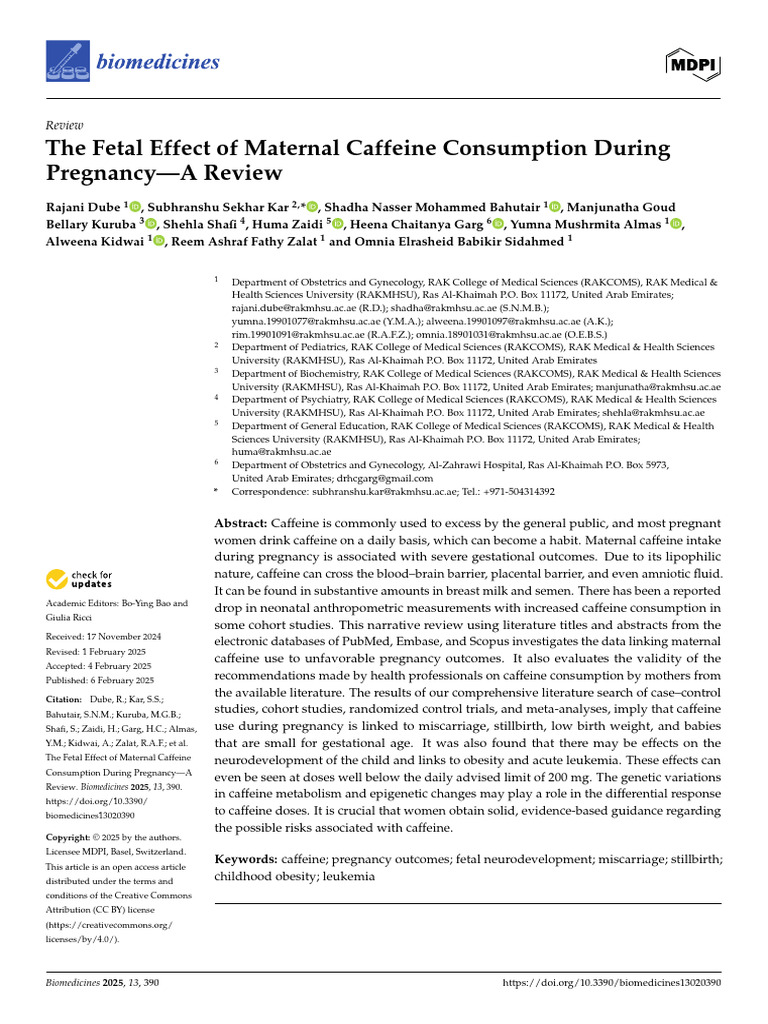 Photo inspiration: Gallery Detail: The Fetal Effect Of Maternal Caffeine Consumption During Pregnancy A