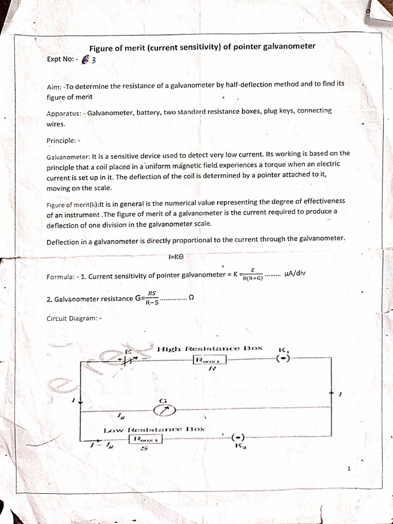 Phy Exp 3 | PDF