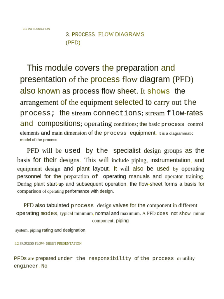 Process Flow Diagram (PFD) Guide | PDF | Pump | Valve