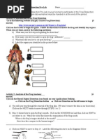 Frog Dissection Pre Lab 2