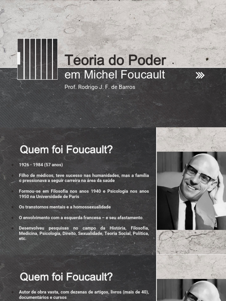Teoria do Poder em Foucault: Análise Crítica | PDF | Michel Foucault ...