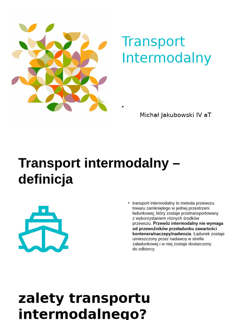 Transport Intermodalny | PDF