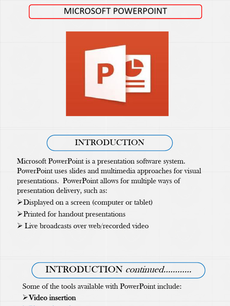 Microsoft PowerPoint Presentation Guide | PDF | Microsoft Power Point ...
